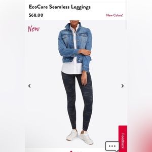 **NWT** Women’s Spanx Ecocare Seamless Leggings - Size Large